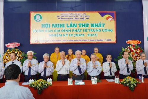 Phân ban Gia đình Phật tử T.Ư tổ chức hội nghị lần thứ nhất nhiệm kỳ 2022-2027