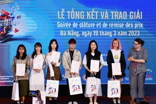 Trao giải các cuộc thi tại Ngày hội Giao lưu văn hóa Pháp ngữ
