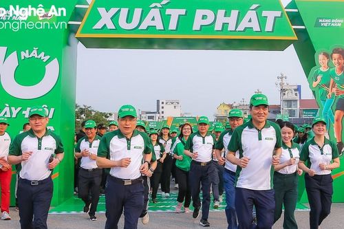 Nghệ An phát động Ngày chạy Olympic vì sức khỏe toàn dân