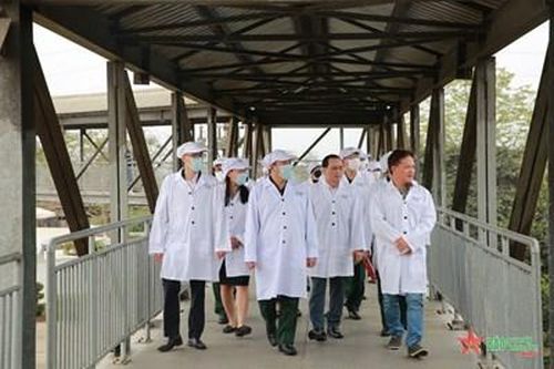 Đoàn công tác Báo Quân đội nhân dân tham quan các mô hình sản xuất của Tập đoàn TH