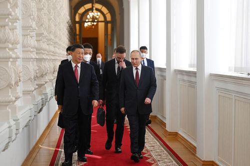 Lễ đón ông Tập Cận Bình tại Điện Kremlin