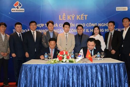 Win Holdings Việt Nam và Ilheung Hi - Tech Hàn Quốc ký hợp đồng hợp tác, chuyển giao công nghệ