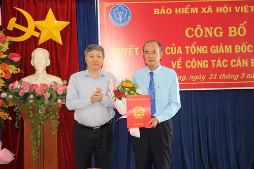 Bổ nhiệm ông Lê Chí Thành giữ chức Phó Giám đốc Bảo hiểm Xã hội An Giang