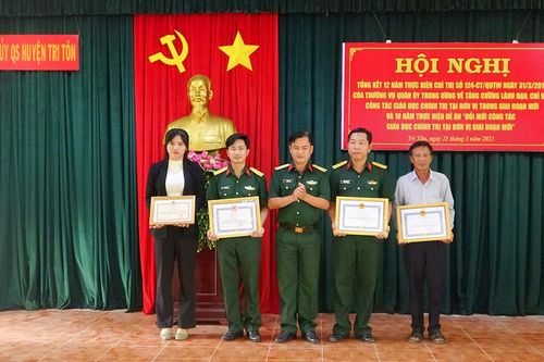 Tri Tôn đổi mới công tác giáo dục chính trị