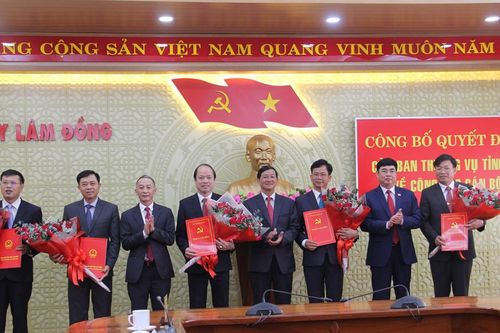 Lâm Đồng thực hiện điều động, bổ nhiệm nhiều lãnh đạo cấp sở và huyện