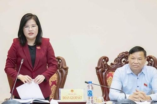 Tổ công tác thuộc Đoàn giám sát của Quốc hội làm việc với UBND tỉnh Quảng Nam