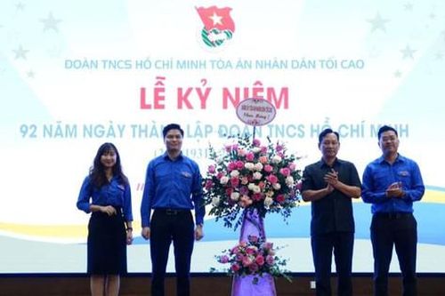 Đoàn Thanh niên TANDTC kỷ niệm 92 năm ngày thành lập Đoàn TNCS Hồ Chí Minh