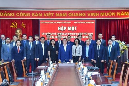 Ban Tuyên giáo Trung ương làm việc với Đoàn Trưởng cơ quan đại diện Việt Nam ở nước ngoài nhiệm kỳ 2023-2026