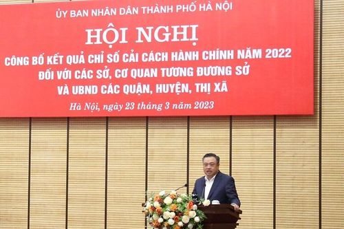Chủ tịch Hà Nội: Cải cách hành chính là nhiệm vụ trọng tâm, xuyên suốt
