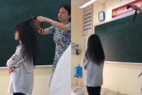 Lý do cô giáo Vĩnh Phúc cắt tóc nữ sinh ngay giữa lớp học