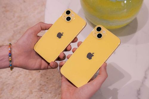 Trên tay iPhone 14 và iPhone 14 Plus màu vàng