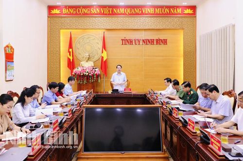 Thường trực Tỉnh ủy giao ban công tác quý I