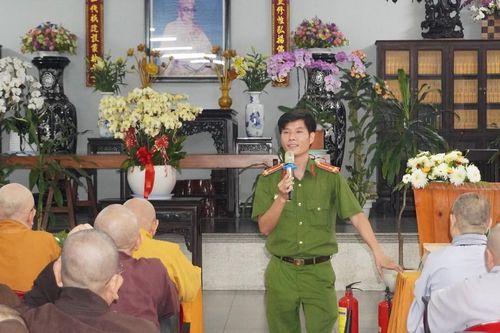 Ban Trị sự Phật giáo Q.Gò Vấp tập huấn về phòng cháy chữa cháy, triển khai về vấn đề đất tôn giáo