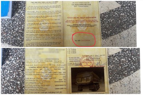Liên tiếp phát hiện lái xe sử dụng giấy chứng nhận, tem kiểm định giả