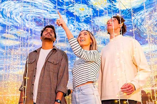 Ngắm tranh Van Gogh qua triển lãm nghệ thuật tương tác đa giác quan