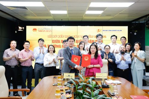 Báo Đại biểu Nhân dân và Trường Đại học Công nghiệp Hà Nội ký kết hợp tác truyền thông