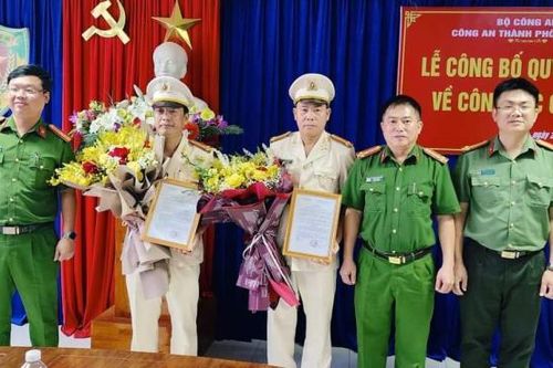 Bổ nhiệm 2 Phó trưởng Phòng Cảnh sát Kinh tế Công an TP Đà Nẵng