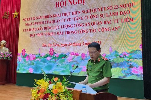 Quận Bắc Từ Liêm phấn đấu trở thành đơn vị Công an kiểu mẫu
