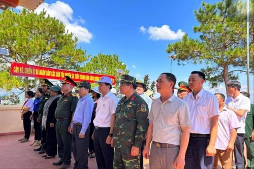 Tưởng nhớ các Anh hùng liệt sĩ Trung đoàn 209 tại Di tích lịch sử Chư Tan Kra