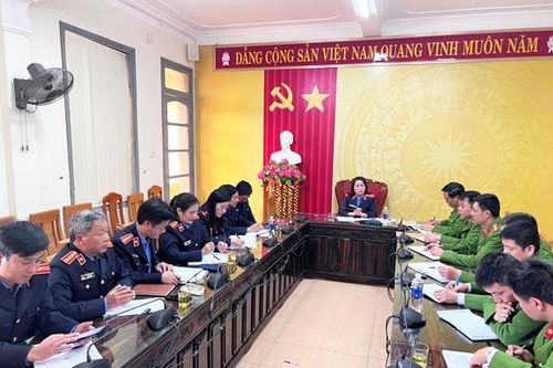 VKSND tỉnh Quảng Bình trực tiếp kiểm sát tại Cơ quan CSĐT Công an huyện Tuyên Hóa