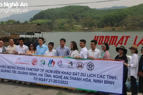 Đoàn Famtrip thành phố Hồ Chí Minh khảo sát các điểm đến du lịch tại Nghệ An