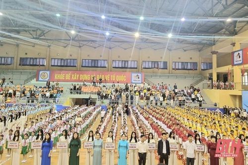 Sôi nổi Hội thi 'Múa hát sân trường' tại TP Sầm Sơn