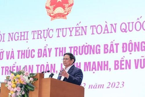 Thủ tướng chỉ đạo triển khai các giải pháp thúc đẩy và tháo gỡ thị trường bất động sản