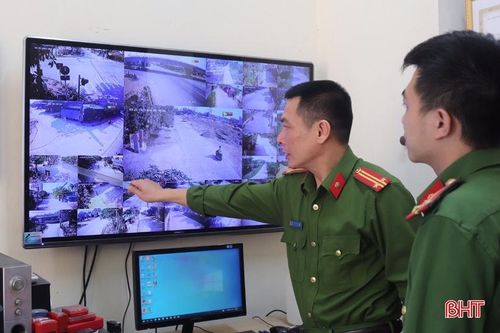 'Mắt thần' giúp đô thị trung tâm Hà Tĩnh đảm bảo an ninh trật tự