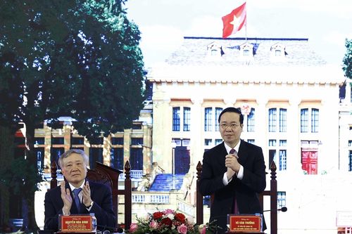 Hình ảnh Chủ tịch nước thăm và làm việc tại Tòa án Nhân dân tối cao