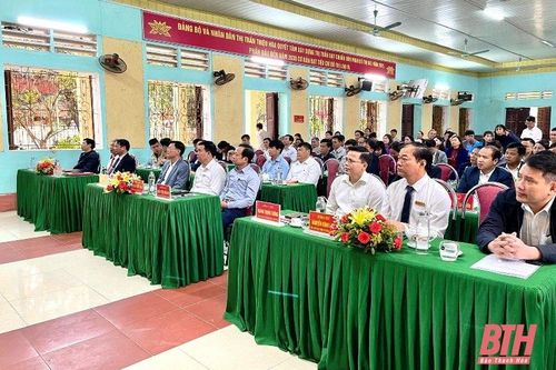 Ra mắt và tập huấn xây dựng mô hình 'Chính quyền thân thiện, vì Nhân dân phục vụ' tại thị trấn Thiệu Hóa