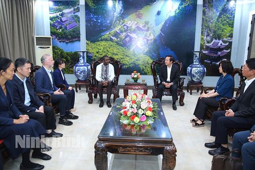 Lãnh đạo tỉnh tiếp và làm việc với đoàn công tác của UNESCO