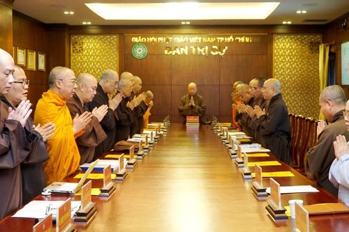 TP.HCM: Thống nhất kế hoạch tổ chức Đại giới đàn Bửu Huệ Phật lịch 2567