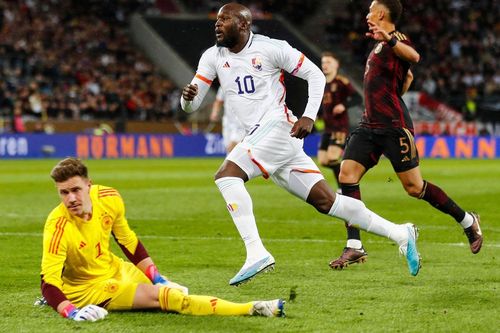 Lukaku ghi bàn giúp Bỉ lần đầu thắng Đức sau 69 năm