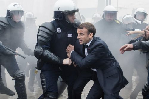 Ảnh deepfake ông Macron có bàn tay kỳ dị nhưng lan nhanh chóng mặt