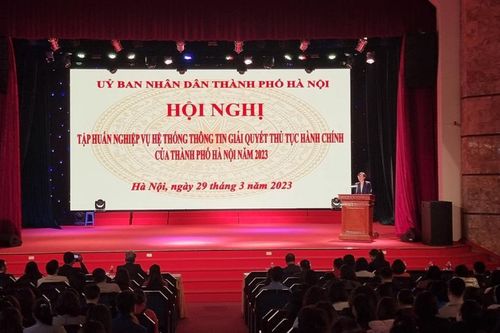 Tập huấn nghiệp vụ Hệ thống thông tin giải quyết thủ tục hành chính
