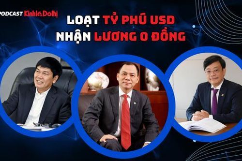 Hàng loạt tỷ phú Việt Nam nhận lương 0 đồng