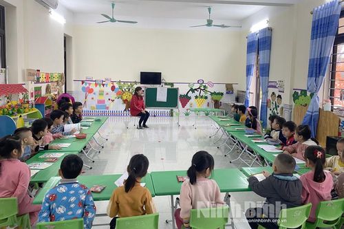 Nho Quan quan tâm đầu tư cơ sở vật chất cho giáo dục