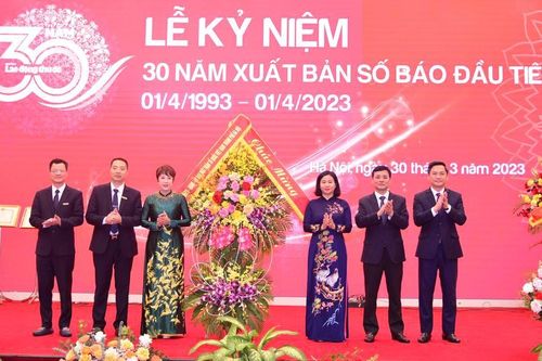 Báo Lao động Thủ đô kỷ niệm 30 năm ngày xuất bản số báo đầu tiên