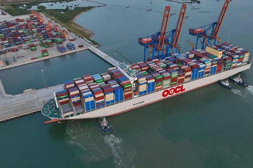 Bà Rịa - Vũng Tàu đón siêu tàu container lớn nhất thế giới