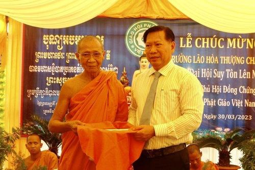 Hòa thượng Chau Ty được suy tôn ngôi vị Phó Pháp chủ Hội đồng Chứng minh Giáo hội Phật giáo Việt Nam