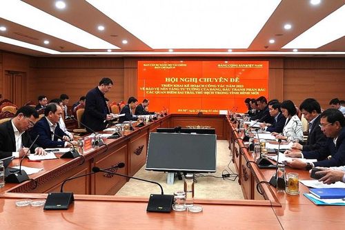 Bộ Tài chính tổ chức hội nghị chuyên đề về bảo vệ nền tảng tư tưởng của Đảng, đấu tranh phản bác các quan điểm sai trái, thù địch
