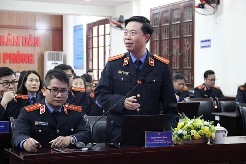 VKSND TP Hải Phòng tổ chức Hội nghị theo mô hình 'Phòng họp không giấy'