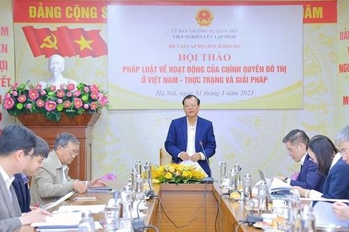 Hội thảo khoa học về chính quyền đô thị ở Việt Nam