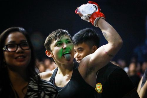 Nữ võ sỹ Hungary gây ấn tượng mạnh ở MMA Việt Nam