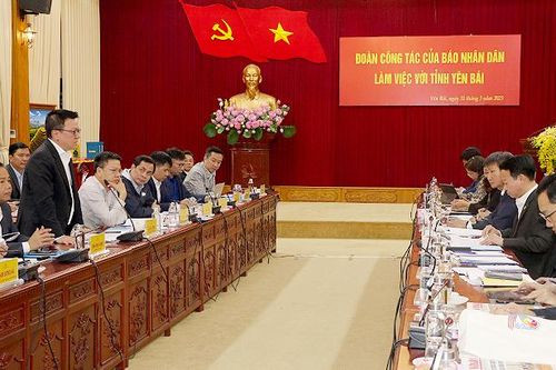 Tiếp tục tăng cường phối hợp trong công tác tuyên truyền những kết quả nổi bật của tỉnh Yên Bái