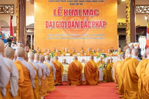 Vĩnh Long: Khai mạc Đại giới đàn Đắc Pháp Phật lịch 2566