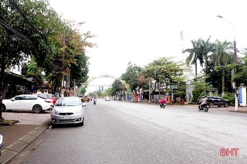 Tuyến đường Phan Đình Phùng ở trung tâm TP Hà Tĩnh sắp được đầu tư nâng cấp