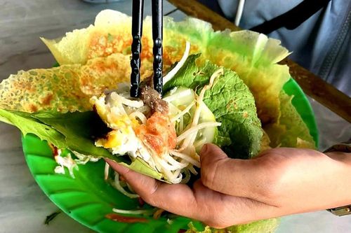Dân dã bánh xèo quê