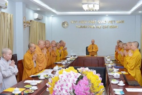 Hội đồng Điều hành Học viện Phật giáo VN tại TP.HCM nhận quyết định nhân sự, tăng cường lãnh đạo