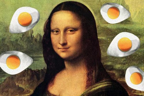 Vì sao có lòng đỏ trứng trong bức tranh Mona Lisa